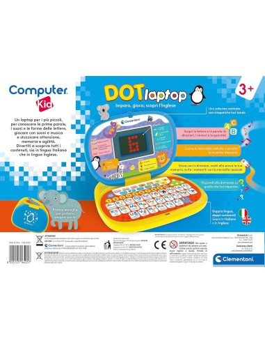 PRESCOLARI: vendita online COMPUTER KID DOT LAPTOP 16425 in offerta