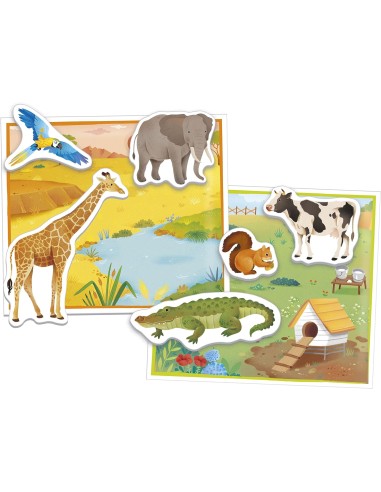 CLEMENTONI MONTESSORI ESPLORA GLI ANIMALI EDUCATIVO E SVILUPPATIVO ...