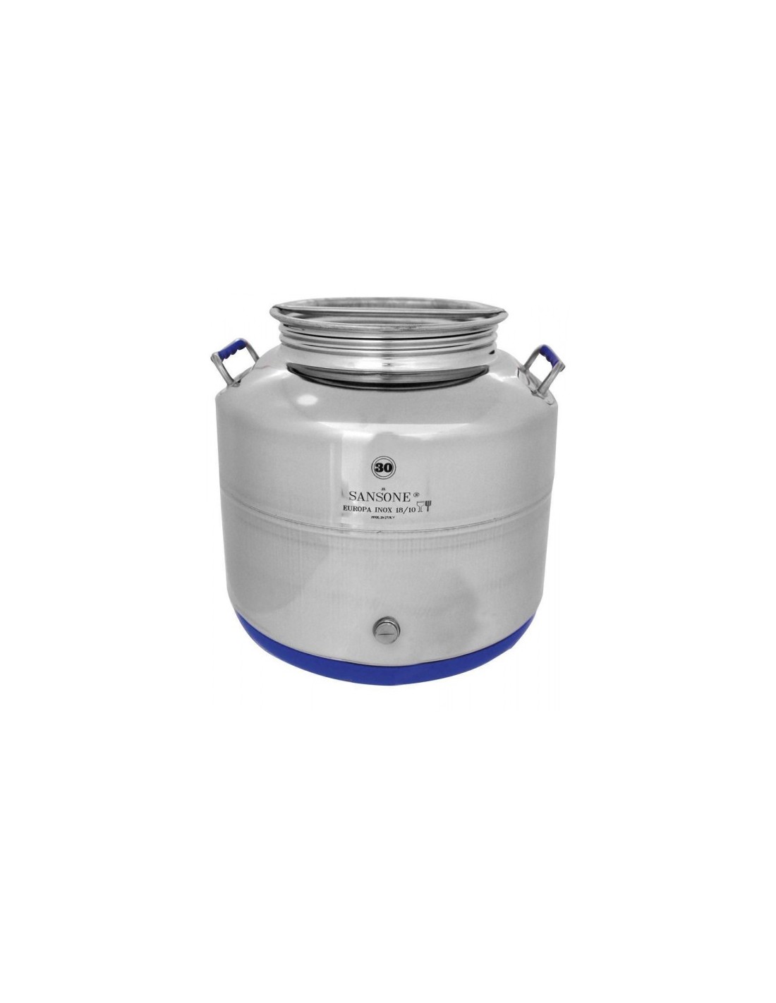 FUSTI E BIDONI: vendita online BIDONE EUROPA IN ACCIAIO INOX 25 LT in offerta