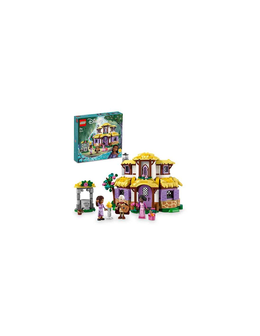 GIOCATTOLO PUBBLICIZZATO: vendita online LEGO Disney Wish Il Cottage di Asha, Casa delle Bambole Giocattolo dal Film con Mini...