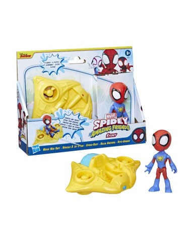 SPIDEY F5080 PERSONAGGIO CON VEICOLO SPARACQUA