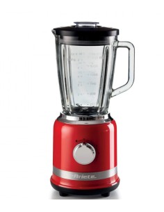 FRULLATORI E TRITATUTTO: vendita online Frullatore rosso Moderna Ariete, tazza vetro graduata, 4 lame acciaio inox, 4 velocit...