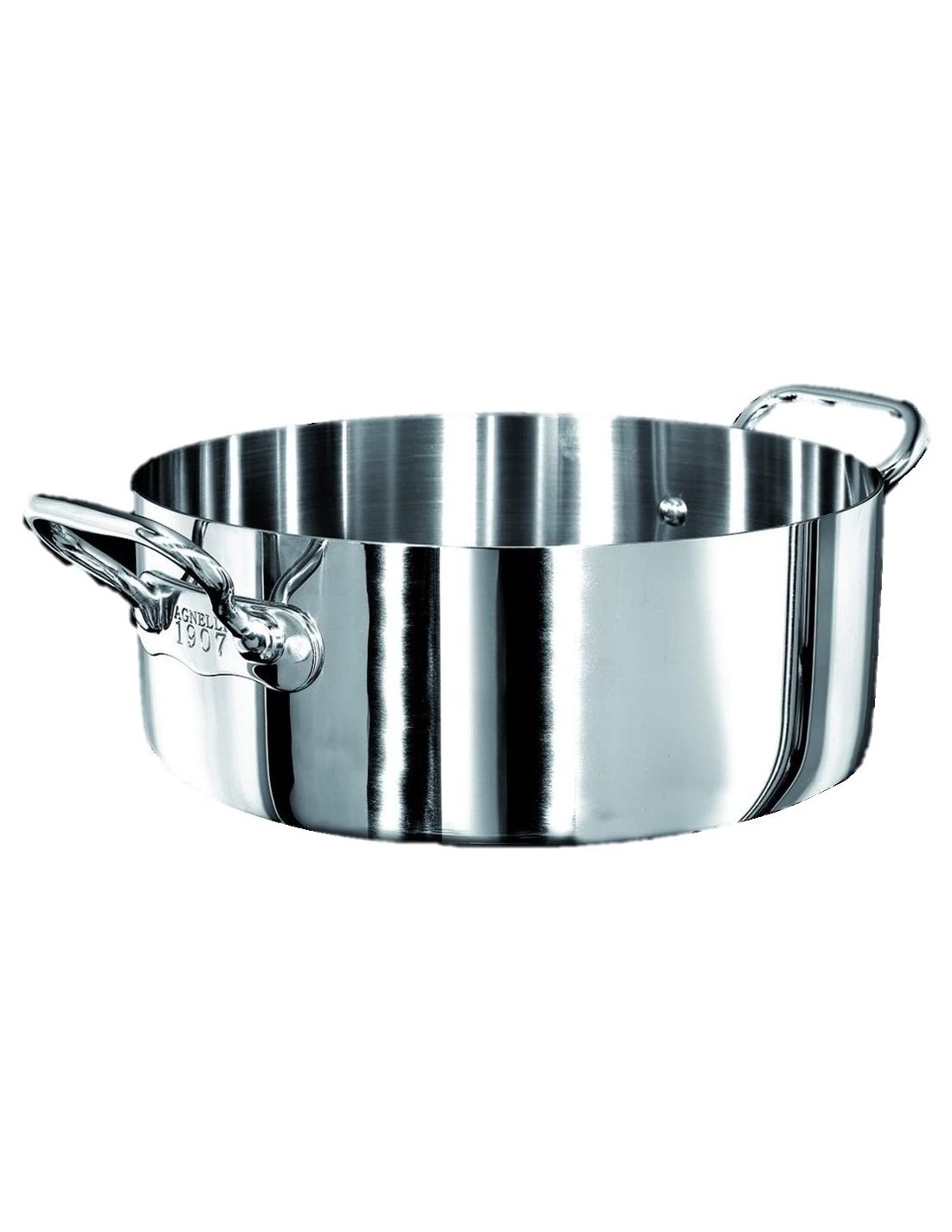 CASSERUOLA BASSA ALUINOX 2M 28X11