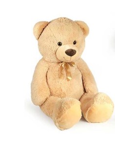 PELUCHE: vendita online PELUCHE ORSO GIGANTE BEIGE 130CM CON FIOCCO in offerta 2