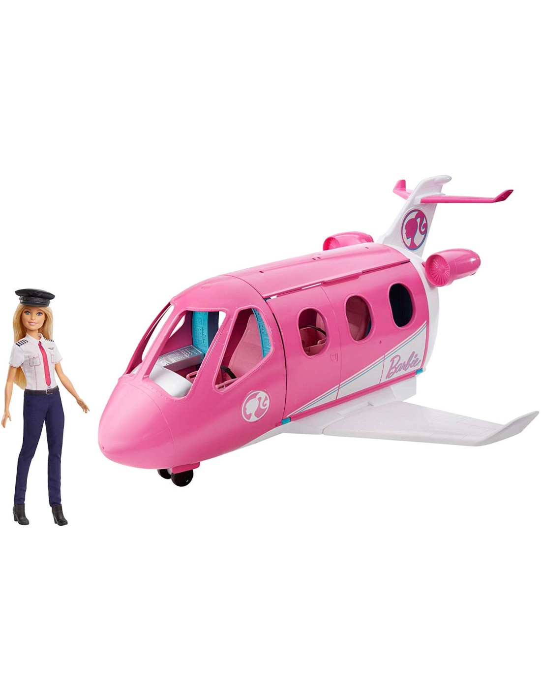 GIOCATTOLO PUBBLICIZZATO: vendita online AEREO DI BARBIE CON PILOTA GJB33 MATTEL in offerta