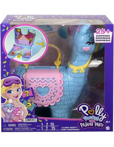 POLLY POCKET HHX74 LLAMA PIGIAMA PARTY