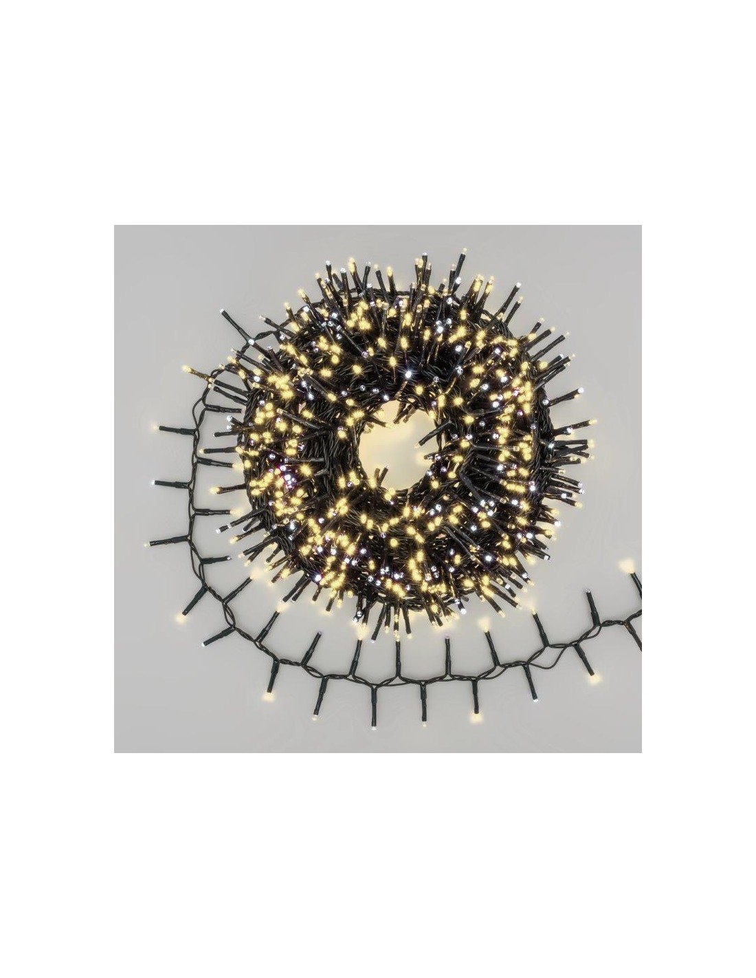 LUCI DI NATALE: vendita online Catena Luminosa di Natale ø6cm NSLG-MHD 1000 LED 4+20m Luce Fissa e Flash in offerta
