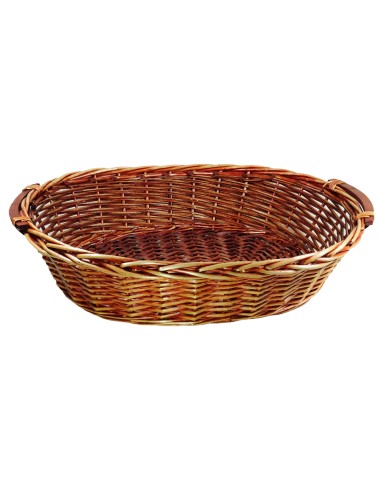 CESTO VIMINI OVALE GRANDE CON MANICO 1127
