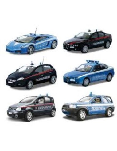 MODELLINO AUTO IN SCALA 1:24 POLIZIA E CARABINIERI