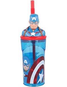 CAP AMERICA ST57766 BICCHIERE C/CANNUCCIA TRITAN