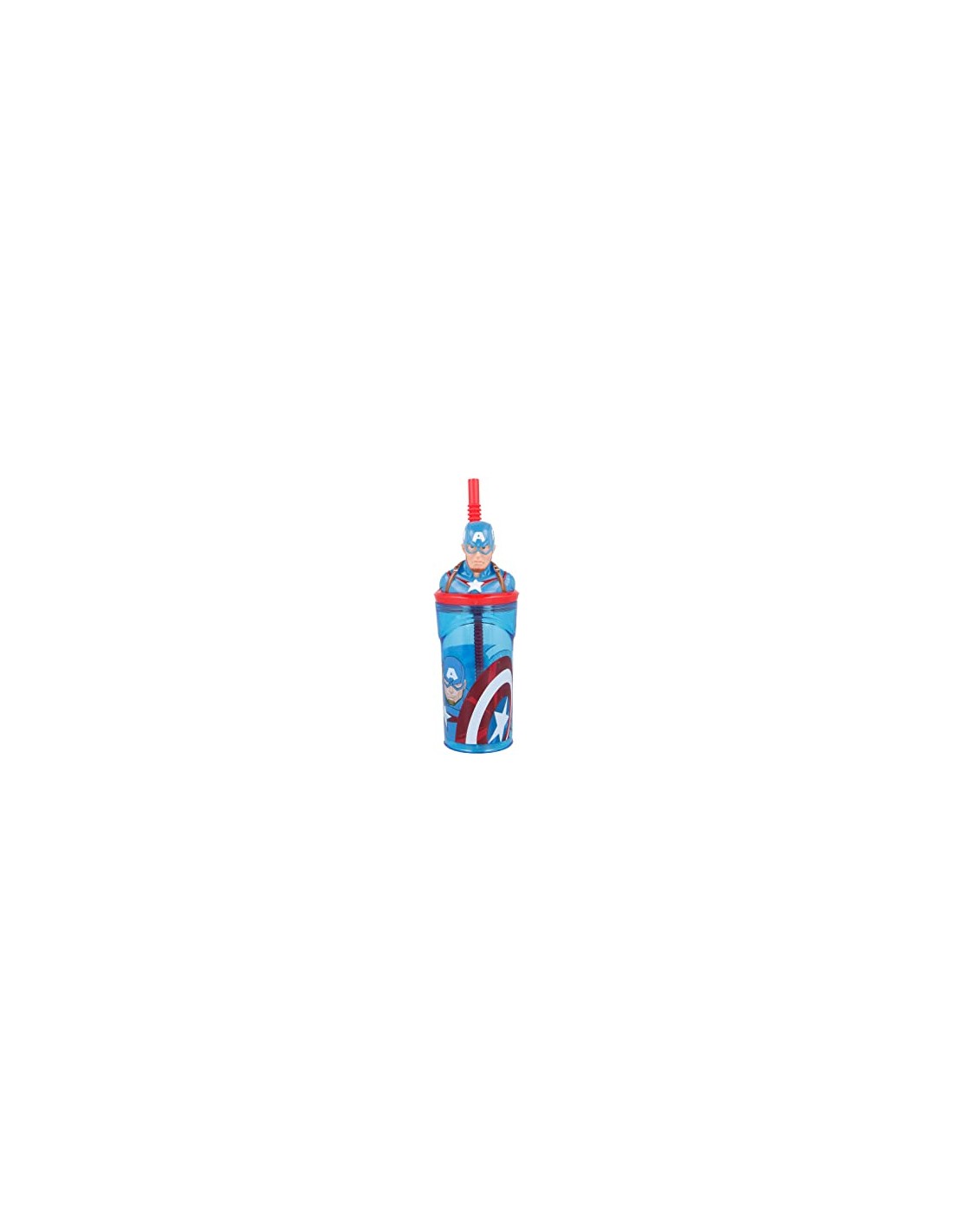 CAP AMERICA ST57766 BICCHIERE C/CANNUCCIA TRITAN