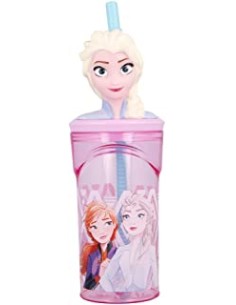 FROZEN2 ST51066 BICCHIERE C/CANNUCCIA TRITAN