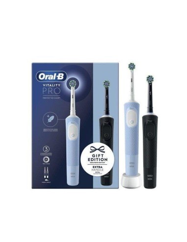 Oral-B Vitality Pro Spazzolini Elettrici – 2 Pezzi Nero e Blu | Shopincasa.it