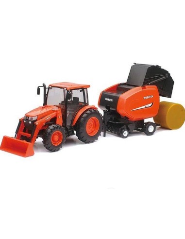 TRATTORE 33033 CON RIMORCHIO M5-111 1:18 LUCI E SUONI