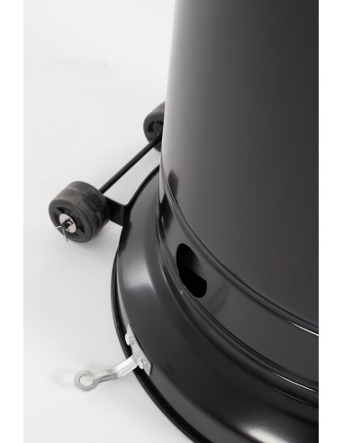 STUFE A GAS: vendita online SCALDAPATIO GAS COLONNA 135CM ACCIAIO NERO VERNICIATO in offerta