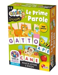 Carotina Gli Utilissimi Le Prime Parole, Associa Lettere e Disegni, Metodo Didattico Efficace | shop in casa