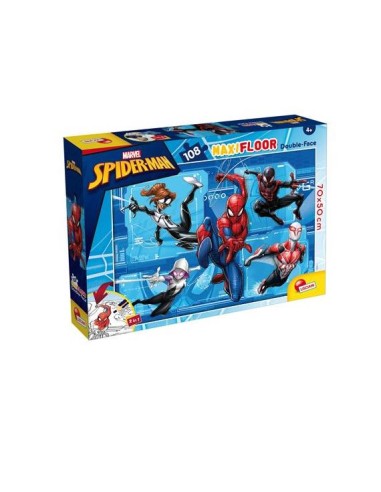 GIOCHI DI SOCIETA'E PUZZLE: vendita online Marvel Puzzle DF Maxi Floor 108 Pezzi Spiderman - Puzzle Double Face in offerta