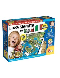 I'm a Genius Il Gioco Gigante dell'Italia Montessori - Puzzle Educativo | shop in casa