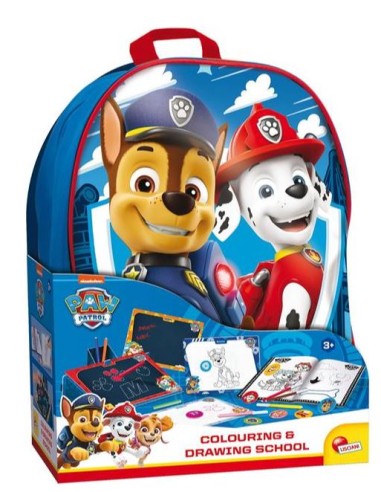 Paw Patrol Backpack Creative Kit - Kit Creativo per Disegnare con Leggio, Lavagnette, Pennarelli e Stickers | Shop in Casa