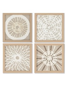 QUADRO 4 CORNICI CU209553 CARTA/VETRO 22X22CM su Shop in Casa