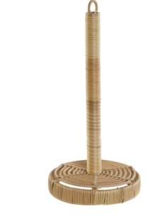 PORTAROTOLO PC207505 RATTAN/METALLO 15X15X32CM NATURALE su Shop in ...