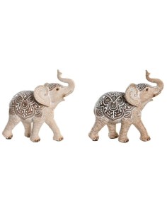FIGURA ELEFANTE FD205588 RESINA 13X6X13CM ASSORTITO su Shop in Casa