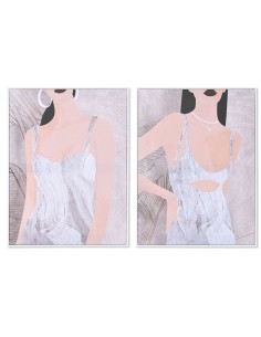 QUADRO TELA CU209574 RAGAZZA 45X60CM ASSORTITO su Shop in Casa