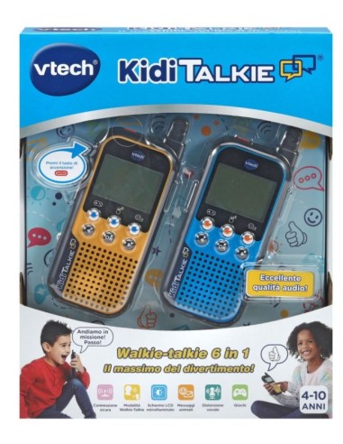 PRESCOLARI: vendita online SET 2 WALKIE-TALKIE 80-518569 KIDITALKIE in offerta