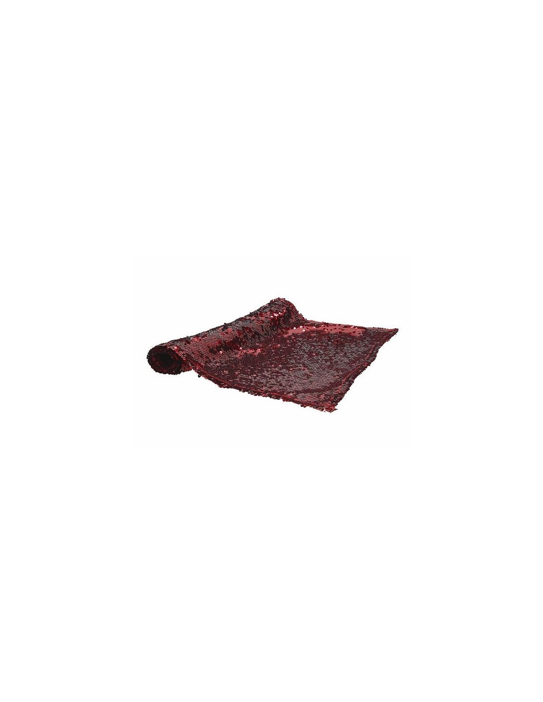 TEXTILE PAILLETTES RUNNER 40X140 ROSSO ANTIMACCHIA su Shop in Casa