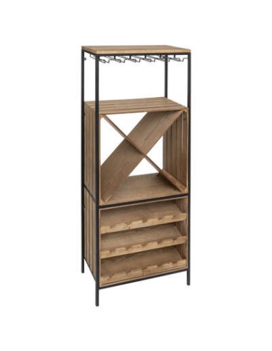 MOBILE BAR 166682 MDF/METALLO 60X31X160CM