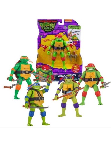 NINJA TURTLES TU800000 PERSONAGGI PARLANTI ASSORTITI su Shop in Casa