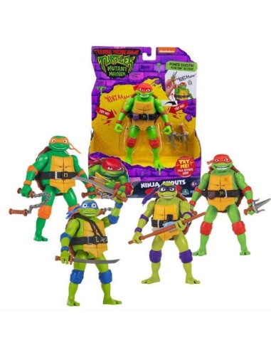 NINJA TURTLES TU800000 PERSONAGGI PARLANTI ASSORTITI