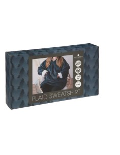 ACCESSORI: vendita online PLAID 181122F FELPA CON CAPPUCCIO BLU in offerta