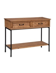 Consolle a 2 cassetti Danik Atmosphera in legno e metallo | shopincasa.it