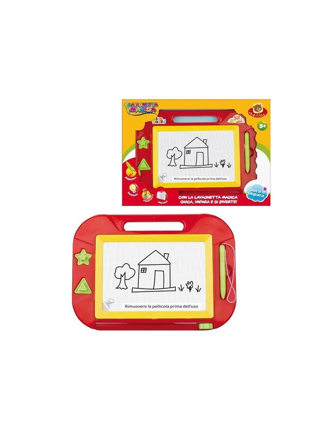 LAVAGNA MAGNETICA 37246 CON STAMPINI su Shop in Casa
