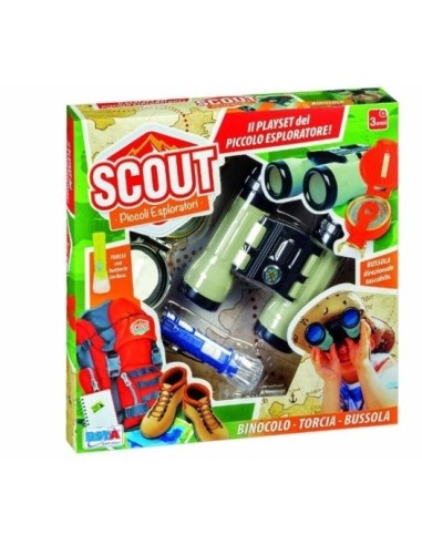 PLAYSET SCOUT 11253 BINOCOLO TORCIA E BUSSOLA