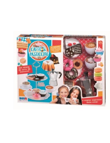 SET PASTICCERIA 10536 CON ALZATA E MOKA