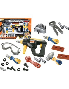 BRICO JUNIOR 10977 PLAYSET TRAPANO CON ACCESSORI su Shop in Casa