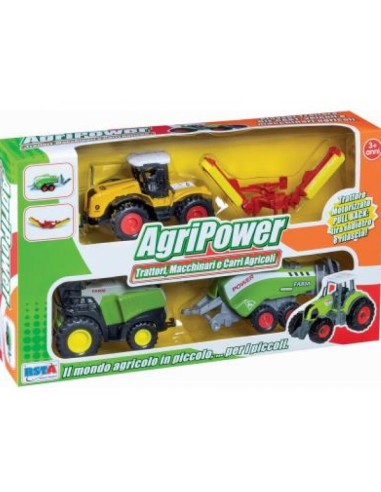 MEZZI AGRICOLI 10580 PLAYSET RETROCARICA