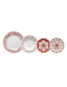 OLIMPIA SERVIZIO TAVOLA 18PZ NEW CHARME su Shop in Casa