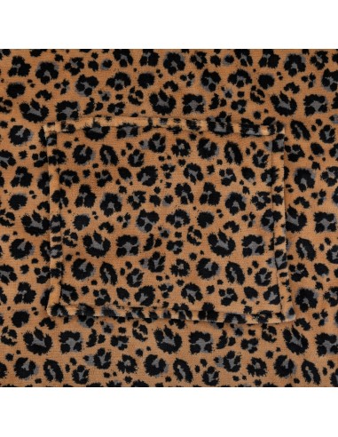 ACCESSORI: vendita online PLAID 181122D FELPA CON CAPPUCCIO LEOPARDATA in offerta
