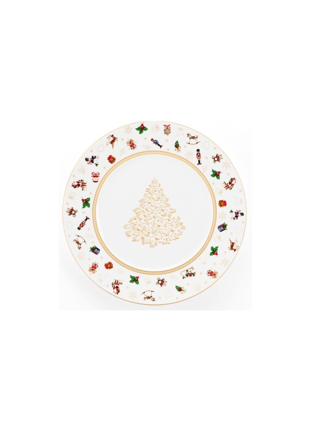 PIATTO TONDO 31CM XMAS