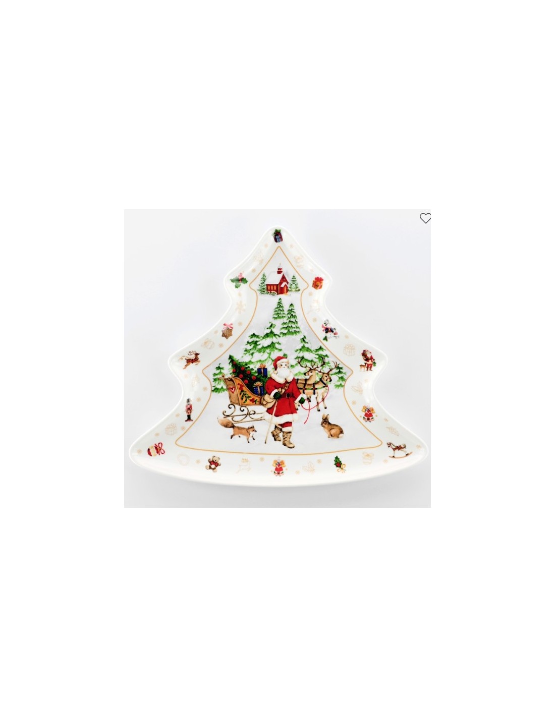 VASSOIO ALBERO 28CM XMAS