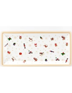 VASSOIO RETTANGOLARE 36X18CM XMAS