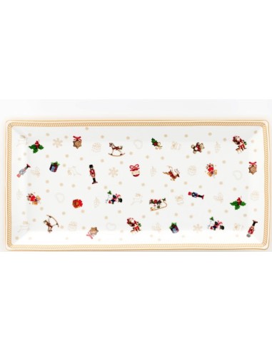 VASSOIO RETTANGOLARE 36X18CM XMAS