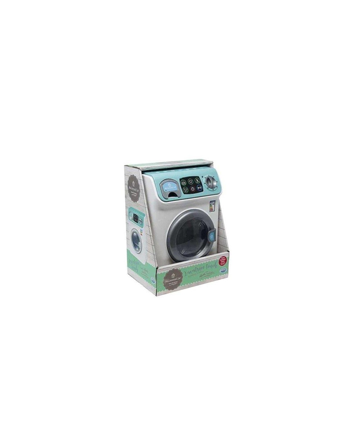 PRESCOLARI: vendita online MAISONELLE, LAVATRICE DIGITALE GIOCATTOLO, SCHERMO TOUCH, LUCI E SUONI, COLORE BIANCO E VERDE ACQU...