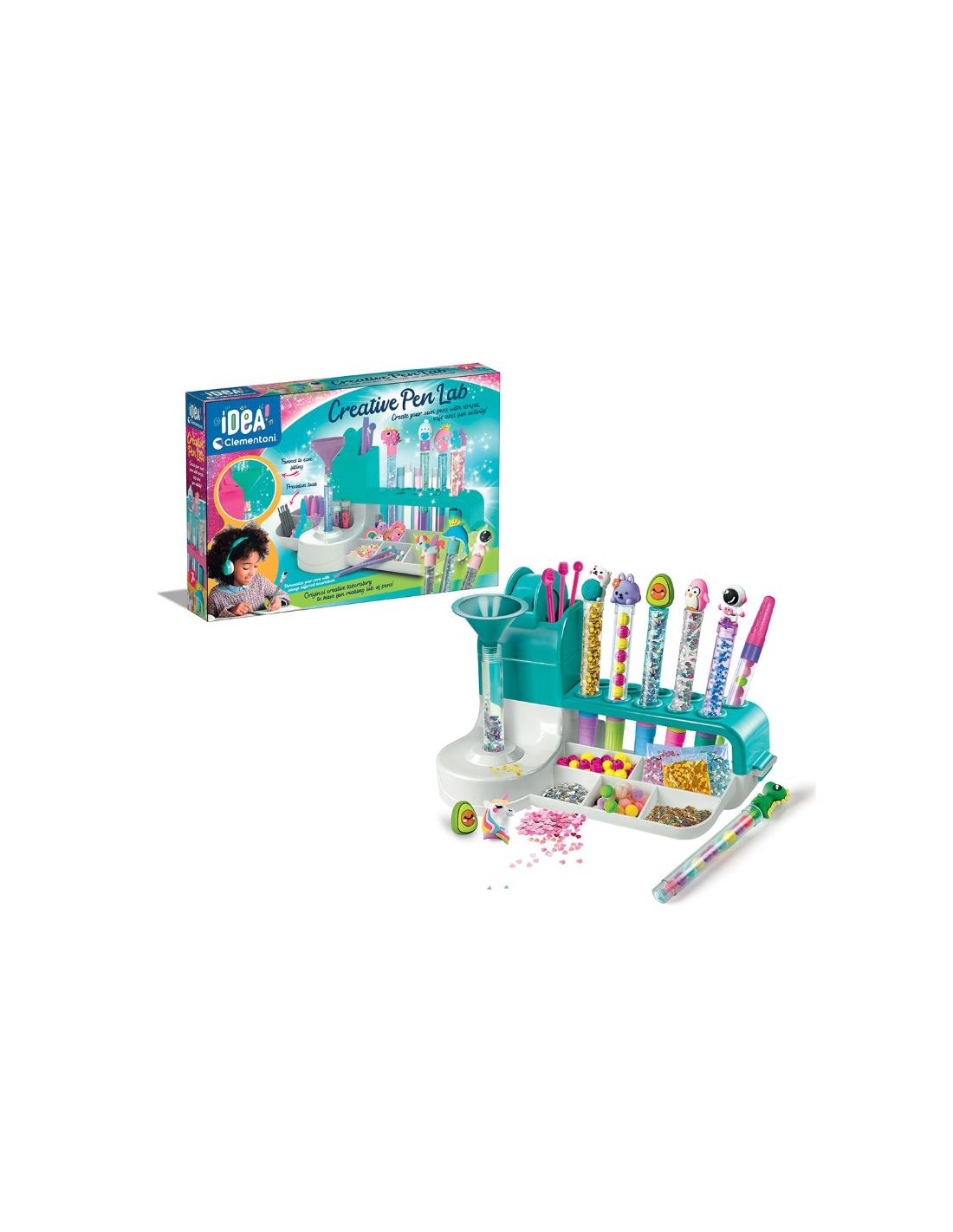 GIOCHI GIRL: vendita online IDEA CLEMENTONI LABORATORIO DELLE PENNE GIOCO EDUCATIVO PER BAMBINI in offerta