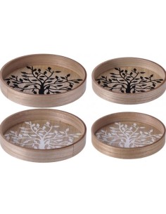 VASSOIO 102425 1 MIS LEGNO 30CM ASSORTITO su Shop in Casa