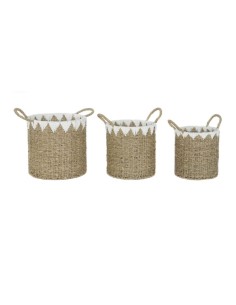 CESTA DC209690 2 MIS FIBRA 30X30X42CM CON MANICI su Shop in Casa