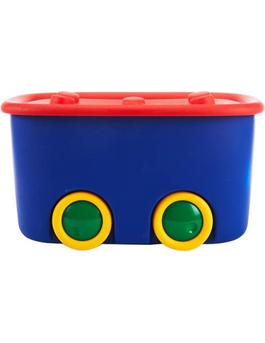 BOX E CONTENITORI SALVASPAZIO: vendita online CONTENITORE FUNNY BOX BLU 58X38,5X32CM in offerta